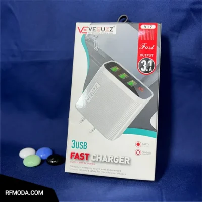 آداپتور 3 پورت برند ویوز 5 وات مدل v17 کد m9007