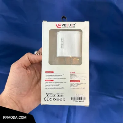 آداپتور 3 پورت برند ویوز 5 وات مدل v17 کد m9007