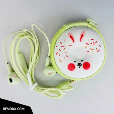 هندزفری سیمی طرح دونات Keeka کد m9010