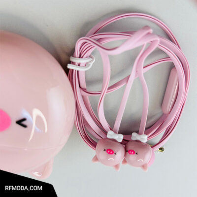 هندزفری سیمی طرح خوک Kinbni کد m9011