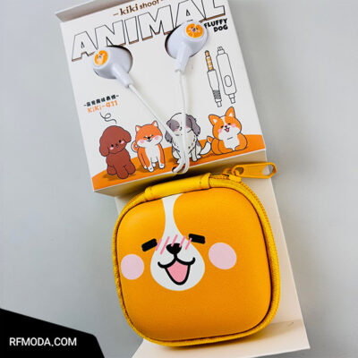 هندزفری سیمی طرح سگ Animal کد m9013