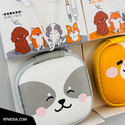 هندزفری سیمی طرح سگ Animal کد m9013