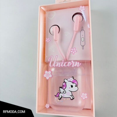 هندزفری سیمی یونیکورن Unicorn کد m9012